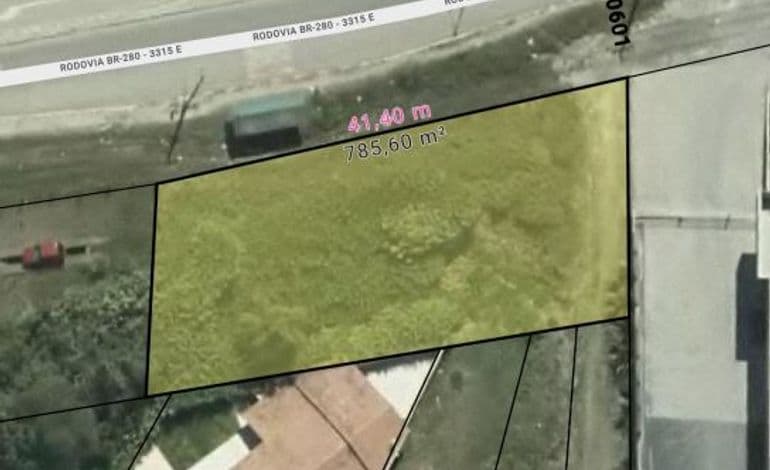 Imóvel Urbano, Com Aréa Original De 1.802,00m2 Rio Negrinho/SC