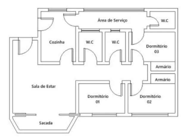 id 742 - Direitos sobre Apartamento Guarujá/SP