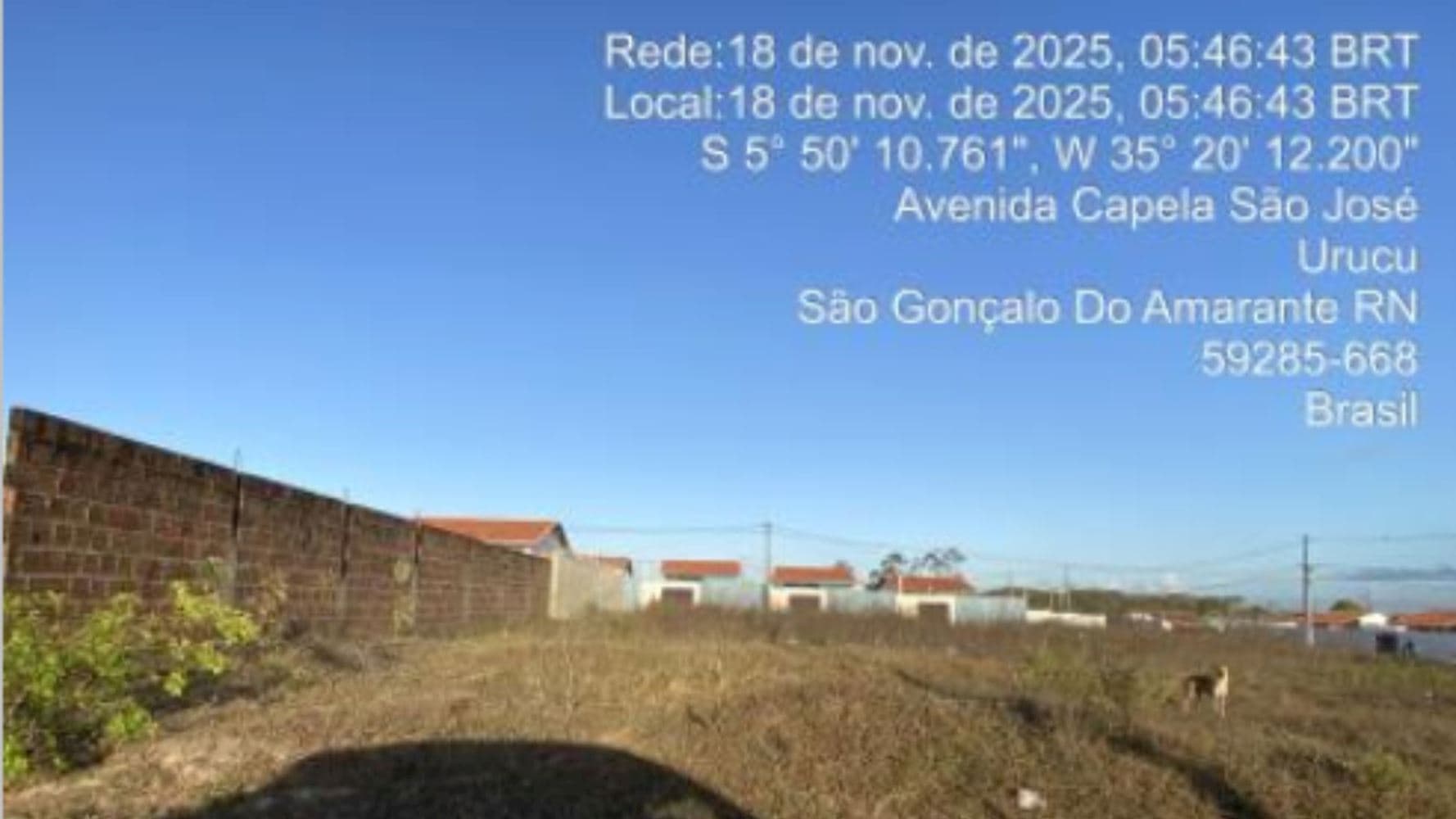 Terreno na Capela São José em São Gonçalo do Amarante/RN